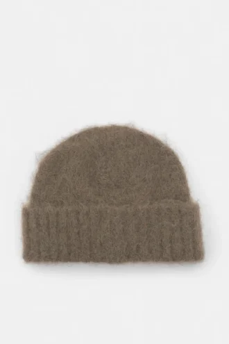 Kurze Strickmütze