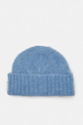 Kurze Strickmütze