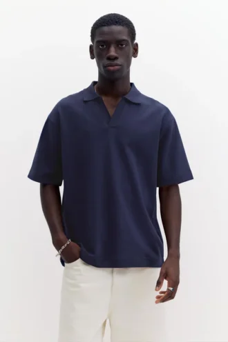 Kurzärmeliges Interlock-Poloshirt Kurzärmeliges Interlock-Poloshirt