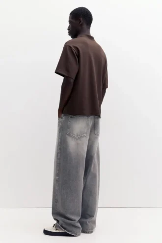 Kurzärmeliges Interlock-Poloshirt