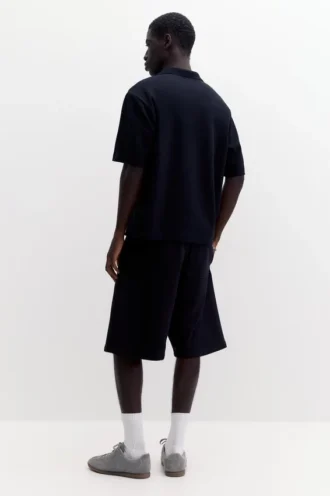 Kurzärmeliges Interlock-Poloshirt