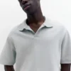 Kurzärmeliges Interlock-Poloshirt