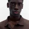 Kurzärmeliges Interlock-Poloshirt