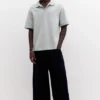 Kurzärmeliges Interlock-Poloshirt
