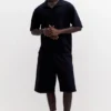 Kurzärmeliges Interlock-Poloshirt