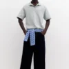 Kurzärmeliges Interlock-Poloshirt