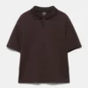 Kurzärmeliges Interlock-Poloshirt