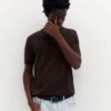 Kurzärmeliges Strick-Poloshirt Kurzärmeliges Strick-Poloshirt