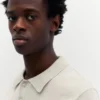 Kurzärmeliges Strick-Poloshirt