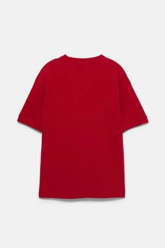 Kurzärmeliges Sweatshirt aus Interlock