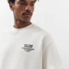 Kurzärmeliges Sweatshirt mit grafischem Aufdruck und geradem Schnitt