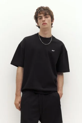 Kurzärmeliges Sweatshirt mit Logo