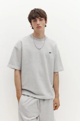 Kurzärmeliges Sweatshirt mit Logo