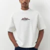 Kurzärmeliges Sweatshirt mit Stickerei