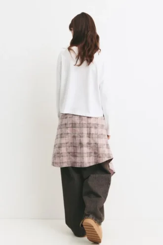Langarm-T-Shirt in Boxy-Passform