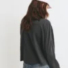 Langarm-T-Shirt in Boxy-Passform Langarm-T-Shirt in Boxy-Passform