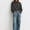 Langarm-T-Shirt in Boxy-Passform Langarm-T-Shirt in Boxy-Passform