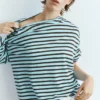 Langarm-T-Shirt mit Streifenmuster Langarm-T-Shirt mit Streifenmuster