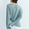 Langarm-T-Shirt mit Streifenmuster Langarm-T-Shirt mit Streifenmuster