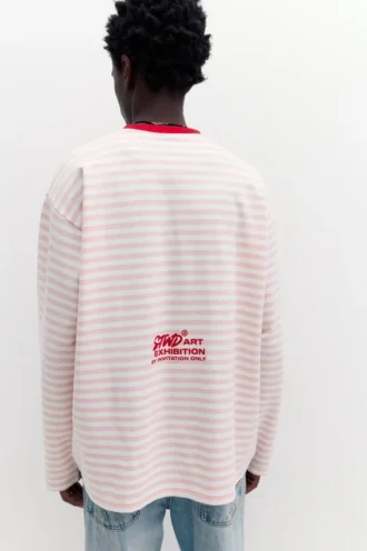Langarm-T-Shirt mit Streifenmuster