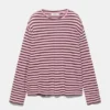 Langarm-T-Shirt mit Streifenmuster Langarm-T-Shirt mit Streifenmuster