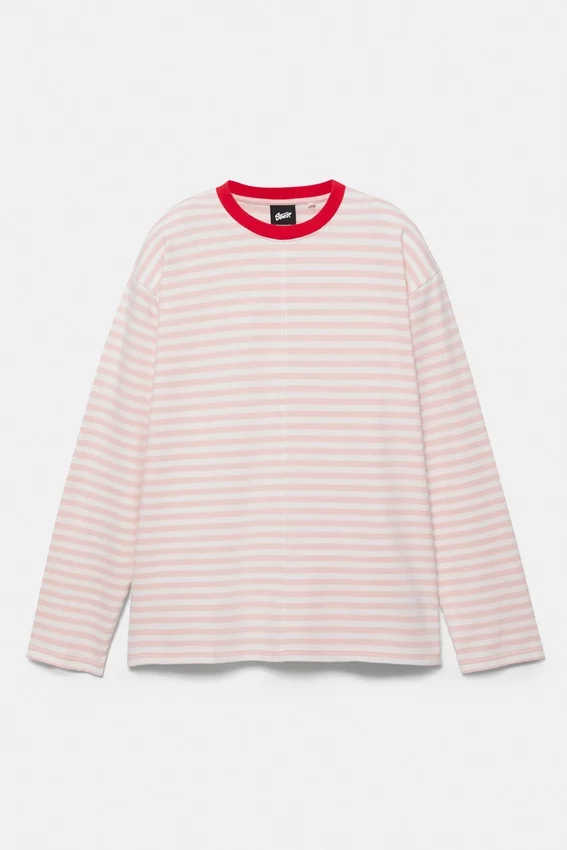 Langarm-T-Shirt mit Streifenmuster Langarm-T-Shirt mit Streifenmuster