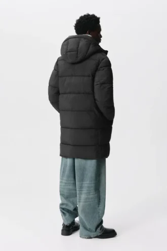 Lange Daunenjacke