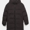 Lange Daunenjacke