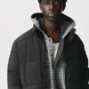 Lange Daunenjacke