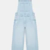 Lange Jeans-Latzhose