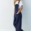 Lange Jeans-Latzhose Lange Jeans-Latzhose