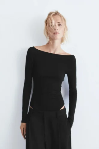 Langärmeliger Body