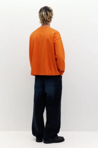 Langärmliges STWD-T-Shirt mit aufgesticktem Motiv