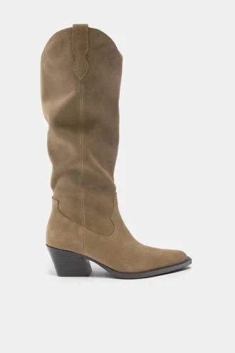 Leder-Cowboy-Stiefel