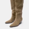 Leder-Cowboy-Stiefel Leder-Cowboy-Stiefel