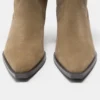 Leder-Cowboy-Stiefel Leder-Cowboy-Stiefel