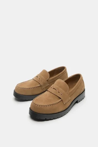 Leder-Loafer