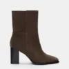 Leder-Stiefel mit hohem Absatz