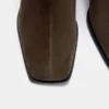 Leder-Stiefel mit hohem Absatz