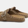 Lederclogs mit Nieten Lederclogs mit Nieten