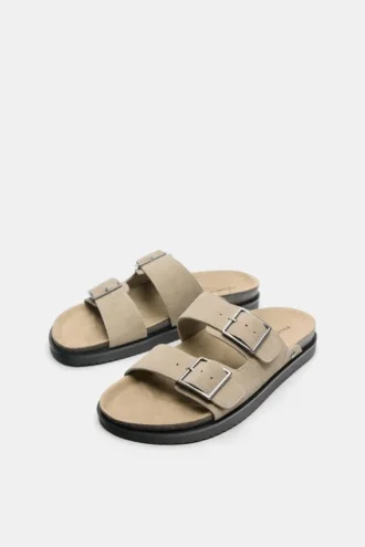 Ledersandalen mit Schnallen