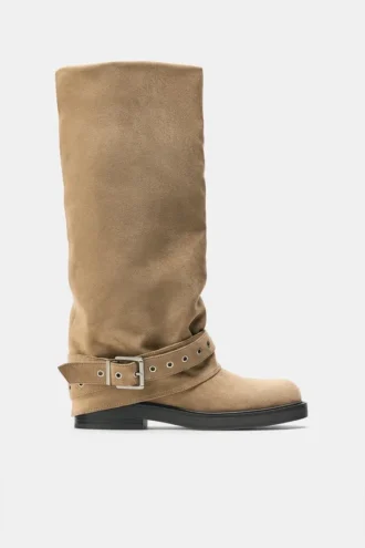 Leggings-Stiefel mit Schnallen