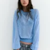 Leichter Strickpullover Leichter Strickpullover