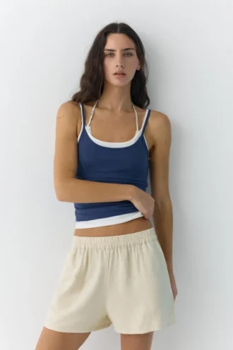 Leinenshorts