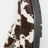 Loafer aus Leder mit Kuhfellmuster Loafer aus Leder mit Kuhfellmuster