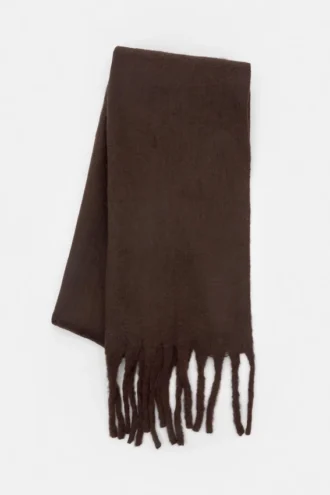 Maxi-Schal mit Mohair-Optik