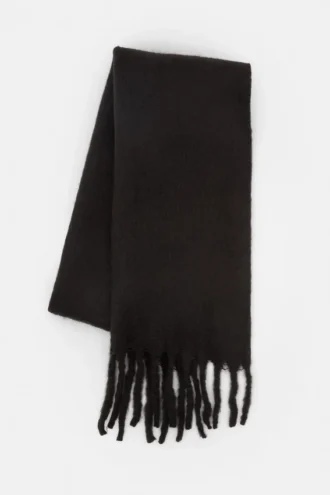 Maxi-Schal mit Mohair-Optik