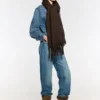 Maxi-Schal mit Mohair-Optik Maxi-Schal mit Mohair-Optik