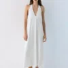 Midi-Kleid mit Neckholder
