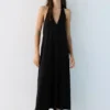 Midi-Kleid mit Neckholder